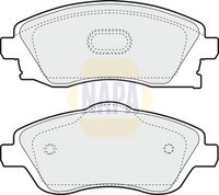 NAPA NBP1215 - año construcción hasta: 01/2012<br>Carga útil: para carga útil aumentada<br>para diámetro disco de freno [mm]: 280<br>Lado de montaje: Eje delantero<br>Ancho 1 [mm]: 155,1<br>Ancho 2 [mm]: 156,4<br>Altura 1 [mm]: 69,7<br>Altura 2 [mm]: 76,1<br>Espesor [mm]: 19,6<br>Número de indicadores de desgaste [por eje]: 2<br>Contacto avisador de desgaste: con avisador acústico de desgaste<br>Sistema de frenos: ATE<br>Artículo complementario / información complementaria 2: Chapa antichirridos<br>