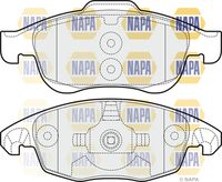 NAPA NBP1286 - Lado de montaje: Eje trasero<br>Espesor [mm]: 17<br>Ancho [mm]: 87<br>Altura 1 [mm]: 53<br>Contacto avisador de desgaste: no preparado para indicador de desgaste<br>Artículo complementario/Información complementaria: con muelle<br>Sistema de frenos: TRW<br>Artículo complementario / información complementaria 2: con pernos<br>