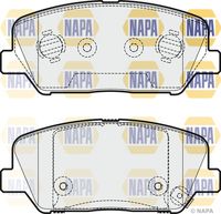 NAPA NBP1615 - Lado de montaje: Eje delantero<br>para diámetro disco de freno [mm]: 280<br>Tamaño freno: 15"<br>Espesor [mm]: 18<br>Ancho [mm]: 133<br>Número de indicadores de desgaste [por eje]: 2<br>Altura 1 [mm]: 60<br>Contacto avisador de desgaste: con avisador acústico de desgaste<br>Sistema de frenos: Bosch<br>