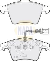 NAPA NBP1697 - Lado de montaje: Eje delantero<br>Tipo de pinza de freno: Pinza de freno (2 émbolos)<br>para diámetro disco de freno [mm]: 340<br>Espesor [mm]: 18<br>Ancho [mm]: 193<br>Número de indicadores de desgaste [por eje]: 1<br>Altura 1 [mm]: 75<br>Contacto avisador de desgaste: con contacto de aviso de desgaste incorporado<br>Artículo complementario/Información complementaria: con clip de sujeción<br>Sistema de frenos: ATE<br>