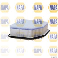 NAPA NFA1151 - Ancho [mm]: 239<br>Tipo de filtro: Cartucho filtrante<br>Altura [mm]: 82<br>Longitud [mm]: 242<br>