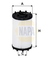 NAPA NFO3255 - Tipo de filtro: Cartucho filtrante<br>Diámetro exterior [mm]: 63,5<br>Diámetro interior [mm]: 24<br>Diám. int. 1 [mm]: 24<br>Altura [mm]: 116,5<br>