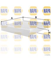 NAPA NFC4035 - Tipo de filtro: Filtro antipolen<br>Longitud [mm]: 215<br>Ancho [mm]: 200<br>Altura [mm]: 35<br>