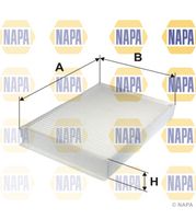 NAPA NFC4044 - Ancho [mm]: 243<br>Ancho 1 [mm]: 135<br>Tipo de filtro: Cartucho filtrante<br>Tipo de filtro: alta capacidad de separación de polvo fino<br>Tipo de filtro: para trabajo pesado<br>Tipo de filtro: Filtro de carbón activado<br>Tipo de filtro: Filtro NOx<br>Tipo de filtro: Efecto de absorción de NOx<br>Tipo de filtro: con efecto absorbedor de olores<br>Tipo de filtro: con efecto antialérgico<br>Tipo de filtro: Filtro partículas finas (PM 2.5)<br>Altura [mm]: 40<br>Longitud [mm]: 260<br>Longitud 1 [mm]: 185<br>