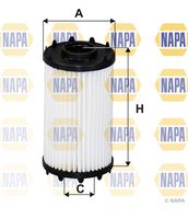 NAPA NFO3255 - Tipo de filtro: Cartucho filtrante<br>Artículo complementario/Información complementaria: con junta<br>Altura [mm]: 117<br>Diámetro interior [mm]: 24<br>Diámetro exterior [mm]: 63<br>SVHC: No existen sustancias SVHC<br>