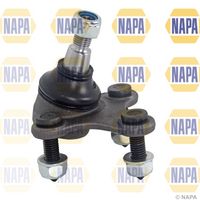 NAPA NST0002 - para OE N°: 1K0 407 365 C<br>Lado de montaje: exterior<br>Lado de montaje: debajo<br>Lado de montaje: Eje delantero, izquierda<br>Ancho [mm]: 95<br>Altura [mm]: 110<br>Medida de rosca: M12X1.5<br>Tipo de dirección: para brazo oscilante transversal<br>Referencia artículo par: NST0002<br>