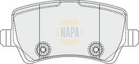 NAPA NBP1700 - Juego de pastillas de freno - NAPA