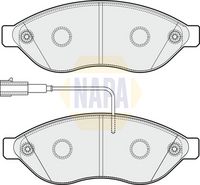 NAPA NBP1453 - Lado de montaje: Eje trasero<br>para artículo nr.: DSK2625<br>Nº art. de accesorio recomendado: KIT568<br>Espesor [mm]: 19<br>Ancho [mm]: 137<br>Número de indicadores de desgaste [por eje]: 2<br>Altura 1 [mm]: 49<br>Contacto avisador de desgaste: con contacto de aviso de desgaste incorporado<br>Sistema de frenos: Bosch<br>Longitud contacto de aviso [mm]: 205<br>