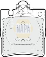 NAPA NBP1333 - Juego de pastillas de freno - NAPA