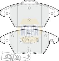 NAPA NBP1387 - Lado de montaje: Eje trasero<br>para artículo nr.: DSK2855<br>Nº art. de accesorio recomendado: KIT1003<br>Espesor [mm]: 16<br>Ancho [mm]: 109<br>Altura 1 [mm]: 53<br>Contacto avisador de desgaste: no preparado para indicador de desgaste<br>Sistema de frenos: Bosch<br>Artículo complementario / información complementaria 2: con pernos<br>