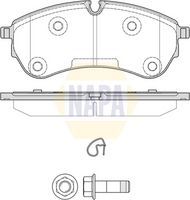 NAPA NBP1540 - Juego de pastillas de freno - NAPA