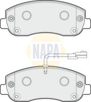 NAPA NBP1068 - Juego de pastillas de freno - NAPA