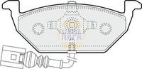 NAPA NBP1365 - Juego de pastillas de freno - NAPA