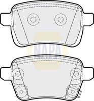 NAPA NBP1515 - Juego de pastillas de freno - NAPA