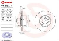 BREMBO 08255710 - Disco de freno - PRIME LINE