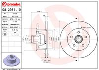 BREMBO 08298110 - Disco de freno - PRIME LINE