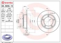 BREMBO 08393910 - Disco de freno - PRIME LINE