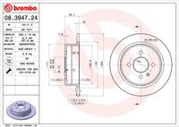 BREMBO 08394724 - Disco de freno - PRIME LINE