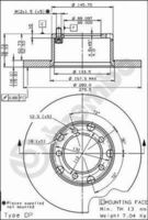 BREMBO 08395920 - Disco de freno - PRIME LINE