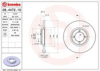 BREMBO 08.4472.10 - Disco de freno