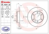 BREMBO 08450420 - Disco de freno - PRIME LINE