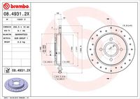 BREMBO 0849312X - Disco de freno - XTRA LINE - Xtra