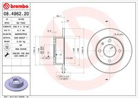 BREMBO 08496220 - Disco de freno - PRIME LINE