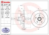 BREMBO 08.5177.20 - Disco de freno