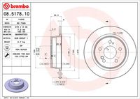 BREMBO 08517810 - Disco de freno - PRIME LINE