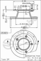 BREMBO 08.5181.10 - Disco de freno