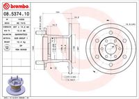 BREMBO 08537410 - Disco de freno - PRIME LINE