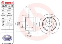 BREMBO 08571910 - Disco de freno - PRIME LINE