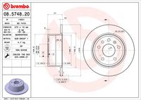 BREMBO 08574820 - Disco de freno - PRIME LINE