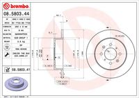 BREMBO 08580341 - Disco de freno - PRIME LINE - UV Coated