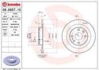 BREMBO 08685710 - Disco de freno - PRIME LINE