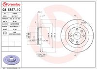 BREMBO 08.6857.10 - Disco de freno