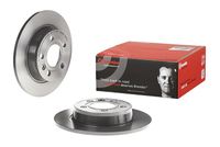 BREMBO 08693511 - Lado de montaje: Eje trasero<br>Tipo de disco de frenos: macizo<br>Espesor de disco de frenos [mm]: 10<br>Número de orificios: 5<br>Altura [mm]: 46<br>Diámetro de centrado [mm]: 68<br>Diámetro exterior [mm]: 268<br>Espesor mínimo [mm]: 8<br>Par apriete [Nm]: 170<br>