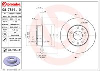 BREMBO 08781410 - Disco de freno - PRIME LINE