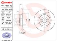 BREMBO 08786110 - Disco de freno - PRIME LINE