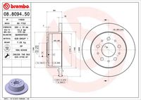 BREMBO 08809450 - Disco de freno - PRIME LINE