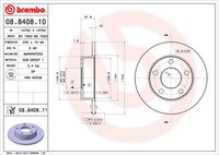 BREMBO 08840810 - Disco de freno - PRIME LINE