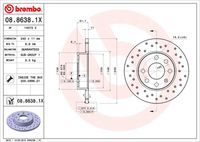 BREMBO 0886381X - Disco de freno - XTRA LINE - Xtra