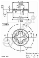 BREMBO 08913611 - Disco de freno - PRIME LINE - UV Coated