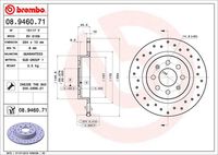 BREMBO 08946071 - Disco de freno - PRIME LINE - UV Coated