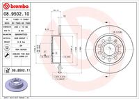 BREMBO 08950210 - Lado de montaje: Eje trasero<br>Número de PR: 1KE<br>Tipo de disco de frenos: macizo<br>Tipo de disco de frenos: ranurado<br>Espesor de disco de frenos [mm]: 12<br>Número de orificios: 5<br>Artículo complementario / información complementaria 2: con tornillos<br>Altura [mm]: 48<br>Diámetro de centrado [mm]: 65<br>Diámetro exterior [mm]: 256<br>Superficie: revestido<br>Espesor mínimo [mm]: 10<br>Par apriete [Nm]: 120<br>