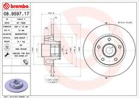 BREMBO 08959717 - Disco de freno - PRIME LINE - With Bearing Kit