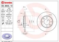 BREMBO 08960210 - Disco de freno - PRIME LINE