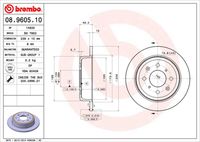 BREMBO 08960510 - Disco de freno - PRIME LINE