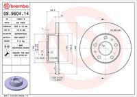 BREMBO 08960414 - Disco de freno - PRIME LINE