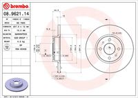 BREMBO 08962114 - Disco de freno - PRIME LINE